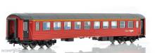 NMJ 1000163 - NMJ Topline 105.301 Personenwagen A2 24002 der NSB, rot, H0