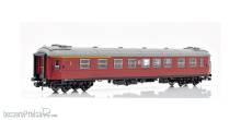 NMJ 1000413 - NMJ Topline 202.101 AB2 4853, 1/2 Kl Personenwagen der SJ, mit neuem weissem Logo, H0