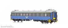 NMJ 1000417 - NMJ Topline 203.401 SJ AB3 4870 1./2.Klasse Personenwagen, Blau/Schwarz Design V2, H0