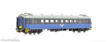 NMJ 1000432 - NMJ Topline 204.402 SJ B1K 5106, 2. Klasse Personenwagen, Blau/Schwarz Design V2, H0