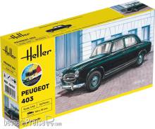 Heller 56161 - STARTER KIT Peugeot 403 (39 pieces) in 1:43