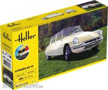 Heller 56162 - STARTER KIT Citroen DS 19 in 1:43