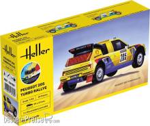 Heller 56189 - 1:43 STARTER KIT Peugeot 205 Turbo Rally