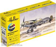 Heller 56229 - 1:72 STARTER KIT Messerschmitt Bf 109 K-4