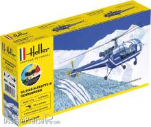Heller 56286 - STARTER KIT SA 316 Alouette III Gendarmerie in 1:72