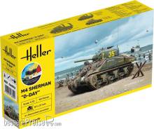 Heller 56892 - STARTER KIT Sherman in 1:72