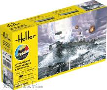 Heller 56995 - STARTER KIT LCVP Landungsboot + Figures in 1:72
