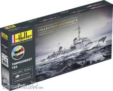 Heller 57011 - STARTER KIT Torpedoboot T23 in 1:400