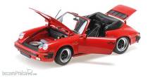 Minichamps 100063030 - PORSCHE 911 CARRERA CABRIOLET 3.2 - 1983 - RED