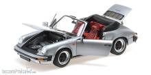 Minichamps 100063034 - PORSCHE 911 CARRERA 3.2 CABRIOLET - 1983 - GREY METALLIC