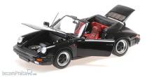 Minichamps 100063035 - PORSCHE 911 CARRERA 3.2 CABRIOLET - 1983 - BLACK
