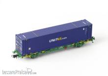 PT Trains 100182 - TRANSFESA Containertragwagen Lgnss - Ep.VI