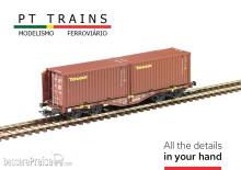 PT Trains 100202 - TOUAX Sgmmnss 37 84 459 4 019-0 + 2 X TOUAX 20´DV TGCU2136438 + TOUAX 20´DV TGCU2136470
