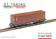 PT Trains 100260 - MODALIS Sgmmnss 33 87 459 4 053-0 + TEX 40´HC TEMU625529 9