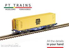 PT Trains 100262 - MODALIS Sgmmnss 33 87 459 4 015-9 + MSC 40`HC MEDU4473658