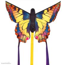 HQ 100300 - Butterfly Kite Swallotail R - Kinderdrachen, ab 5 Jahren, 34x52cm, inkl. 10kp Polyester Schnüre, 25m