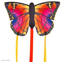 HQ 100302 - Butterfly Kite Ruby R - Kinderdrachen, ab 5 Jahren, 34x52cm, inkl. 10kp Polyester Schnüre, 25m