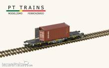 PT Trains 100322 - Wagen Sgmmnss 40 MFD RAIL 1x20’DV TRITON