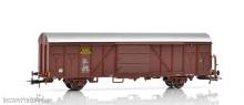 NMJ 1007396 - NMJ Topline 506.304 Gbs 150 0 071-8 mit Glava Werbung, Güterwagen der NSB, H0