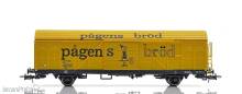 NMJ 1007495 - NMJ Topline 608.304 Gedeckter Güterwagen Gre 49058 ´Pågens Bröd´ der SJ, H0