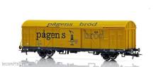 NMJ 1007498 - NMJ Topline 608.302 Gedeckter Güterwagen Gre 50618 ´Pågens Bröd´ der SJ, H0