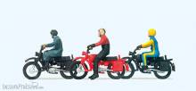 Preiser 10081 - HO Motorradfahrer a. Hercules