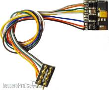Decoderwerk 100903 - 100903 NEM652 DCC + MM Funktionsdecoder mit SUSI, 9 Ausgänge, Fernlicht Rangierlicht Effekte, H0/TT