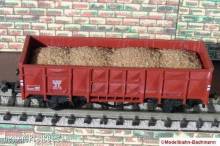 Modellbahn-Bachmann 1010103 - Sand gelb für Fleischmann, für den 2-achs. off. Güterwagen Ommu (Art.- Nr. 8206 u.ä.) Größe: 53 x 17 x 3 mm