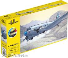 Heller 35372 - STARTER KIT C-47 DAKOTA in 1:72