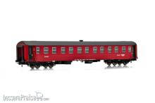 NMJ 1013803 - NMJ Topline 101.304 Schlafwagen WLABK 21080 der NSB, rot/schwarz