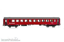 NMJ 1013806 - NMJ Topline 106.306 Salonwagen CB3 21237 ´Barnetoget´ der NSB , rot, H0