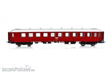 NMJ 1015834 - NMJ Topline 132.201 NSB perosnvogn B4 25951, Mellomdesign rød/sølv, H0