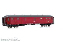 NMJ 1015843 - NMJ Topline NSB DF37 21307, Gepäck und Schafnerwagen, rot/Schwarz