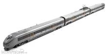 NMJ 1017869 - NMJ Topline GMB Zugset BM71.012, Flughafen Expresszug, DC
