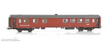 NMJ 1018218 - NMJ Topline 113.301 NSB CB1 21218, Nachtzug Salongwagen, Rot/Schwarz, H0