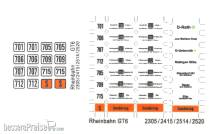 Halling DEC-GT6-D20 - Decals für GT6 Düsseldorf Nr. 2520/2304