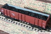 Modellbahn-Bachmann 1020401 - Kohle für PIKO, für den 4-achs. off. Güterwagen LOWA, Größe: 78 x 15 x 5 mm