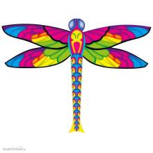 Ecoline 102196 - Dragonfly - Kinderdrachen, ab 5 Jahren, 76x100cm, inkl.17kp Polyester Schnüre, 25m
