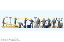 Preiser 10220 - HO THW-Helfer im Arbeitsanzug