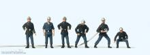 Preiser 10233 - Feuerwehrmänner Frankreich. A