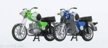 Kres 10251 - Komplettmodelle 2x MZ TS 250, blau und grün