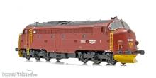 NMJ 1027123 - NMJ Topline 145005 NSB Di3a 602, ´Neudesign´ Rot/Schwarz mit GM Logo , DC Analog, Spur 0