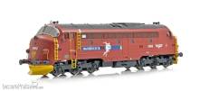 NMJ 1027124 - NMJ Topline 145006 NSB Di3a 602 ´Neudesign´ Rot/Schwarz mit GM und OL Logo 1994, DC Analog, Spur 0, 1:45