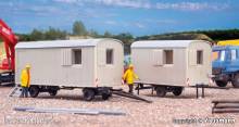 Kibri 10278 - Spur H0 Bauwagen, 2 Stück