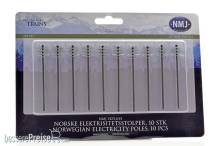 NMJ 1028178 - NMJ Skyline Norske Elektrisitets- og Telefonmaster, 10 Stk