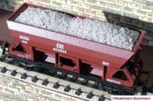 Modellbahn-Bachmann 1030205 - Schotter für Roco, für den 2-achs. off. Schüttgutwagen (Art.- Nr. ff.)