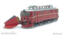 NMJ 1030926 - NMJ Topline 82.206 NSB El13.2154, Rot-Braun, Grossem Schneeräumen, H0, DC Analog