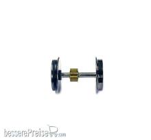NMJ 1032238 - Hjulaksel m/ Gummiring for NMJ Topline El17, Ver. 2