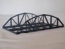 Hack Brücken 10360 - Vorflutbrücke 18cm (rund), 2-gleisig grau - Typ VB18-2