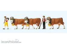 Preiser 10404 - HO Almabtrieb Schweiz